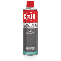 Spray CX80 LABEL REMOVER 500ml zmywacz etykiet, naklejek, usuwania kleju, taśmy