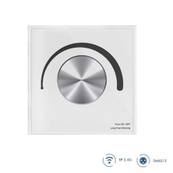 Bezprzewodowy panel LED MONO z wyjściem DMX512 100-240VAC biały