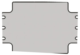 Akcesoria do obudów, 172mm x 272mm, materiał: Stal, Legrand