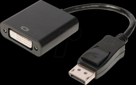 CCGB37250BK02 Cable DisplayPort male > DVI-D 24 + 1, 0,2 m, black