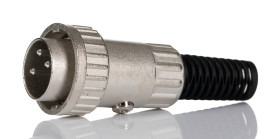 Wtyk Din 3 -pinowe Męski Montaż na kablu