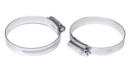 Opaska zaciskowa średnica wew 85 → 100mm ślimakowa RS PRO Stal miękka szerokość 100mm