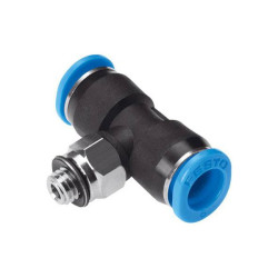 FESTO 130785 T-piece M5 fitting pneumatic 6mm tube connection