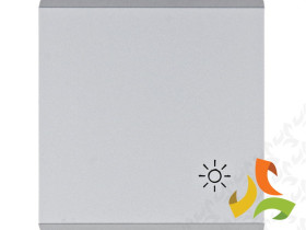 LUMINA Klawisz z symbolem "światło" srebrny WL6022 HAGER