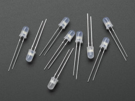 Adafruit Diffused 5mm Slow Fade Flashing RGB LED - 10 pack