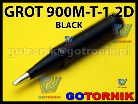 Grot 900M-T-1.2D BLACK do stacji lutowniczych produkcji Zhaoxin/ Aoyue / PT / WEP / Yihua /