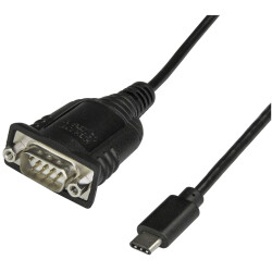 StarTech.com ICUSB232C USB C to Serial Adapter Cable 16" (40cm) - USB Type C to