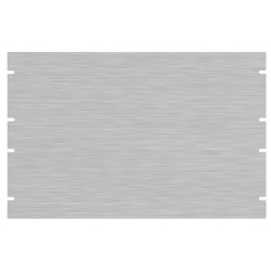 Hammond PBPA19012UNF 7U 19&quot; Rack Aluminium Blank Panel Unfinished 483 x 3 x 311
