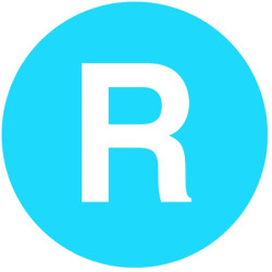 Button plate, round, R, for pushbutton, 218172