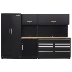 Sealey APMSCOMBO2W Modular Storage System Combo - Oak Worktop