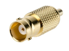 Adapter RF, 50, Męski SMB - żeński BNC, 4GHz