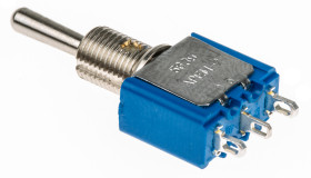 Przełącznik Wł.-wył.-wł. SPST APEM Montaż panelowy