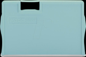 2004-1293 Separator plate, 2 mm thick, overhanging, gray