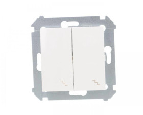 Simon 54 Łącznik schodowy podwójny biały DW6/2.01/11