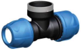 Plastikowa złączka rurowa, typ mocowania: Wiązanie, rozmiar: 3/4cal, standard: Rp