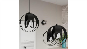 Lampa Sufitowa Z Kryształami Ervi Kolor Czarny, Led 57W 2700-6000K -...