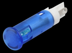 QS61XXB24 Indicator LED, 24 V DC, 6 mm, FASTON, blue