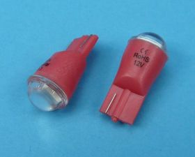 R-10 12V LED RED WEDGE-10