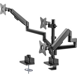 My Wall HL 51-3 L 3x Monitor Desk Mount Black Rotatable Tiltable 17&quot;-30&quot;