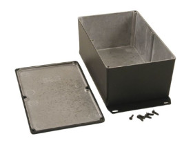 Obudowa Aluminium odlewane szerokość zew. 120 mm długość zew. 188 mm wys. zew. 84 mm Hammond IP65