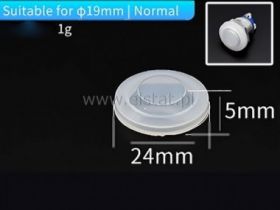 Osłona hermetyczna; przyciski wandaloodporne;19mm