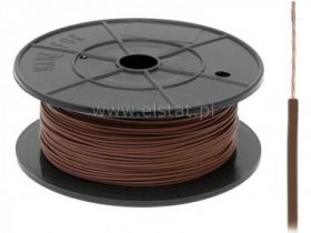 FLRY 0,75 przewód samochodowy brązowy linka