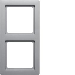 Q.1 Ramka 2-krotna, alu aksamit, lakierowany