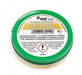 CYNEL UNIPRESS PASTA-CYNEL-1 40G Topnik lutowniczy PROFESSIONAL