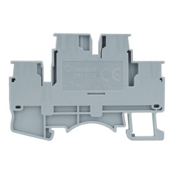 Złączka szynowa zaciskowa szara 2,5mm2 2-piętrowa 4-przewodowa DSKK2.5-01P-11-00A