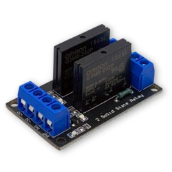 Moduł 2 kanałowy przekaźnik SSR OMRON 5V Low Trig