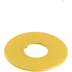 IDEC HWAV-0-Y Emergency Stop Accessory 22mm Nameplate Blank Light Yellow