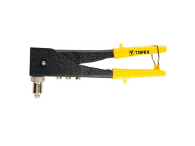 Nitownica do nitów aluminiowych 2.4/3.2/4.0/4.8 mm dwupołożeniowa 43E712 TOPEX