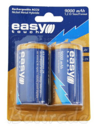 akumulatorki Easy Touch R20 D Ni-MH 9000mAh - 2 sztuki