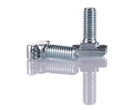 Część łącząca Śruba z łbem młoteczkowym Rozmiar rowka 10mm Bosch Rexroth Uchwyt złącza i łączenie Rozmiar gwintu M8