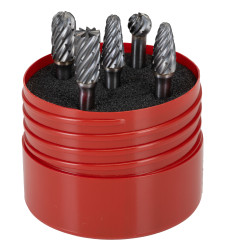 Zestaw pilników obrotowych Dormer P880 Usuwanie zadziorów