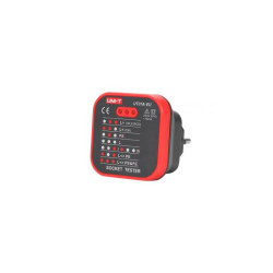 Tester sieci 230V AC UT-07A UNI-T, gniazdek sieciowych