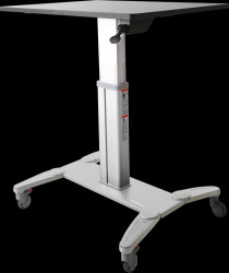STSCART Sit-Stand Workstation, adjustable, mobile