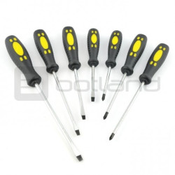 Zestaw śrubokrętów mieszanych, dużych - 7szt.