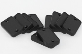 Aperture, ABS, (L x W x H) 44.65 x 25.15 x 6 mm, black, for series 1455D, 1455DPLBK-10