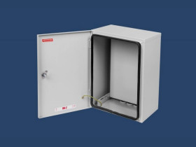 Obudowa natynkowa 255x350x195 mm drzwi metal płyta montażowa IP54 RH-2 KARWASZ