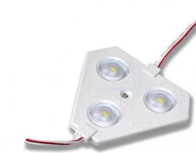 TRIGLO Moduł LED - ciepły biały; moc 1,5W; jasność 130lm; zasilanie 12Vdc; IP67