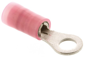 Zacisk oczkowy rozmiar przewodu 1mm² Ø , M3 to M3.5 (#5 to #6) izolowany średnica wew 3.79mm Molex