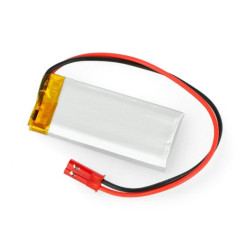 Akumulator Li-Pol Akyga 450mAh 1S 3,7V - złącze JST-BEC + gniazdo - 48x22x5mm