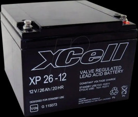 XP26-12 AGM battery, 12 V, 26 Ah