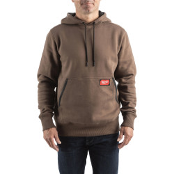 Milwaukee Bluza z kapturem Midweight Męski XL Przeciągnięcie XL Brązowy 30 % poliestru, 70% Bawełny