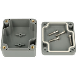 OBUDOWA G302 64x58x35mm ABS IP67 CIEMNOSZARY Gainta