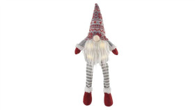 Dekoracje - Led Siedzący Krasnoludek Świąteczny, 18X12x27 Cm, 3X Aa Ciepła...