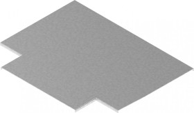 Pokrywa trójnika 240x 340mm 1.5mm stal PTKN240 500524
