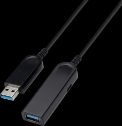 USB-AOC-10,0M USB 3.0 AOC hybrid cable, USB-A connector to port, 10 m