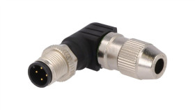 Złącze Okrągłe Mosa M12 Męskie Kątowe 4Pin 7000-12561-0000000